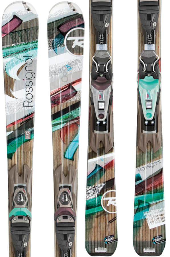 Rossignol Attraxion 8 Echo TPX Womens Skis With Bindings